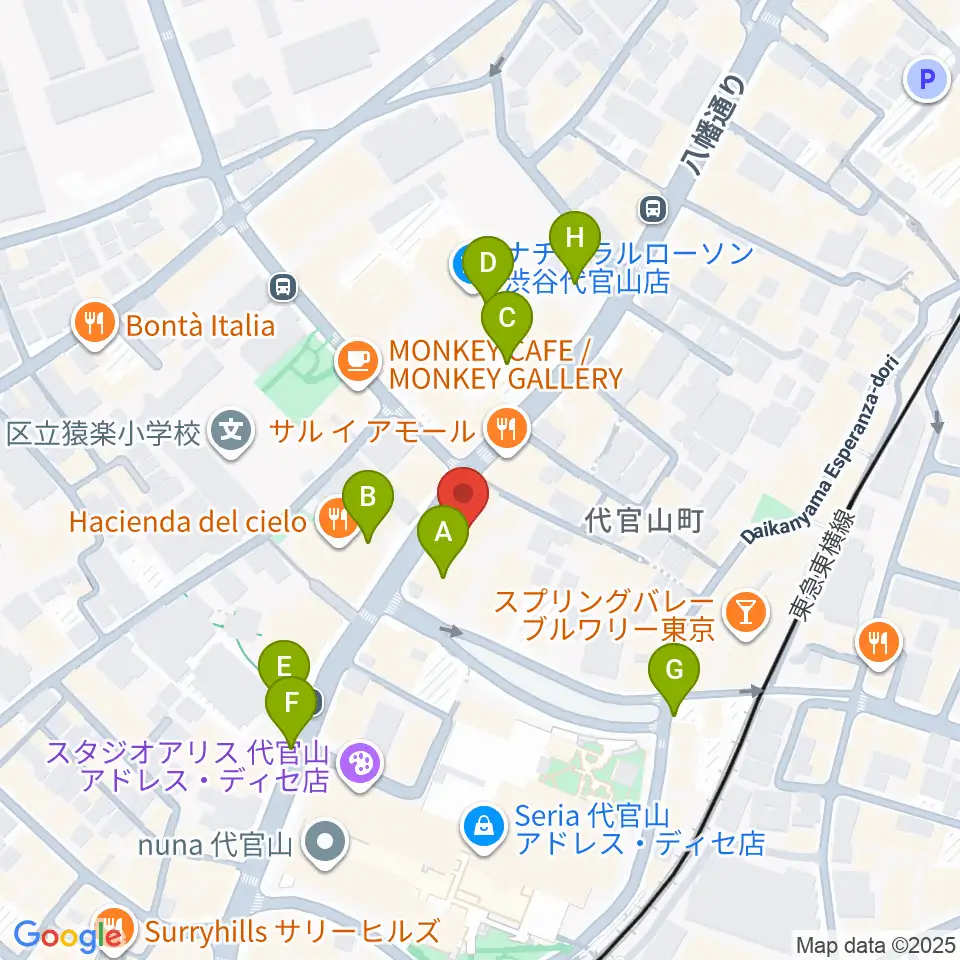 デルファイサウンド周辺の駐車場・コインパーキング一覧地図