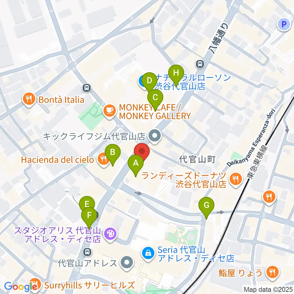 デルファイサウンド周辺の駐車場・コインパーキング一覧地図