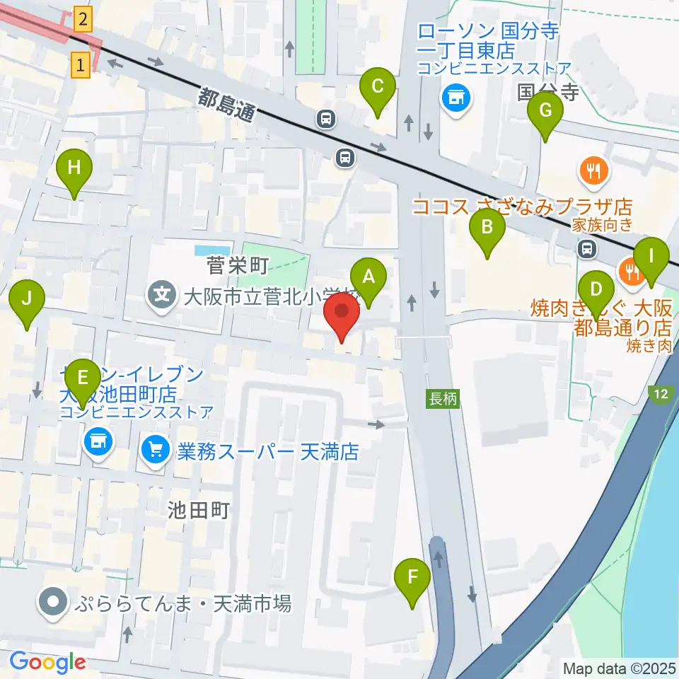 ココサウンド周辺の駐車場・コインパーキング一覧地図