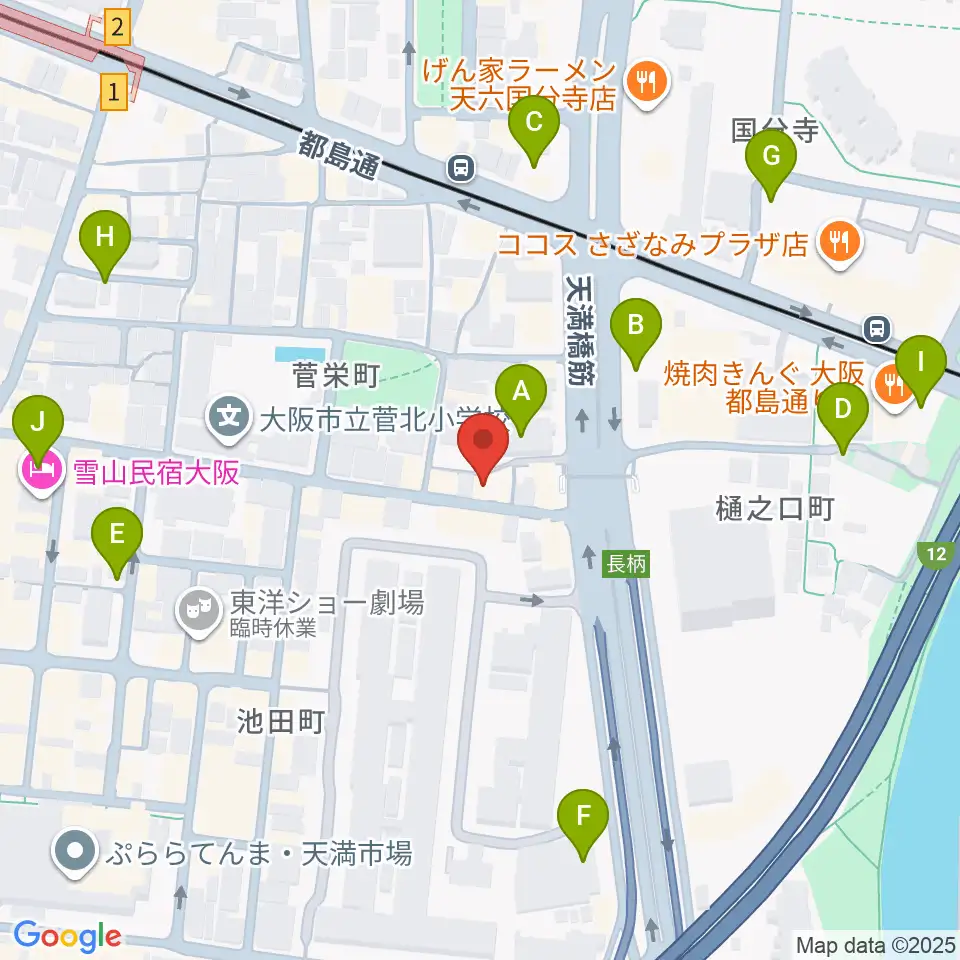 ココサウンド周辺の駐車場・コインパーキング一覧地図