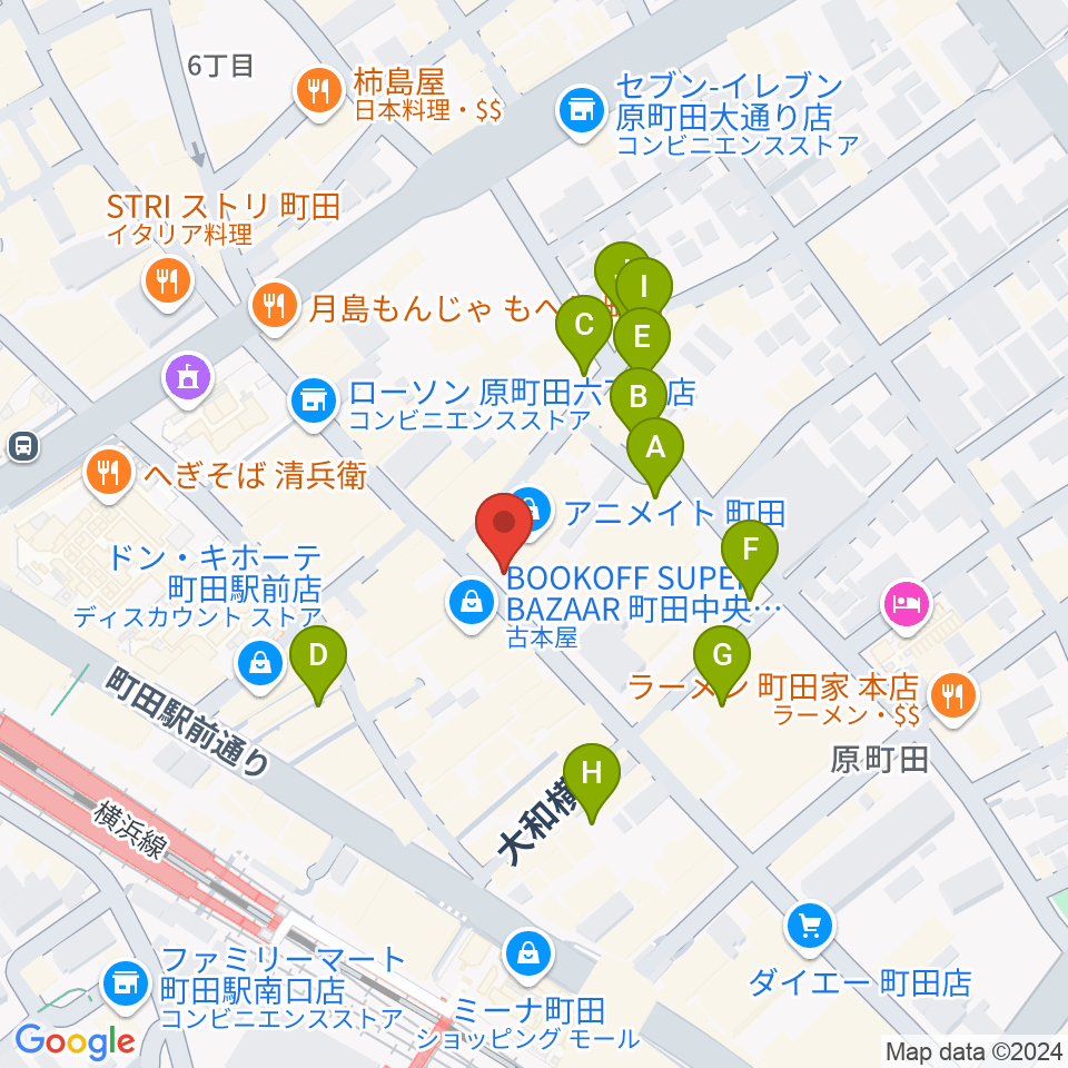 クラウドナインスタジオ 町田店周辺の駐車場・コインパーキング一覧地図