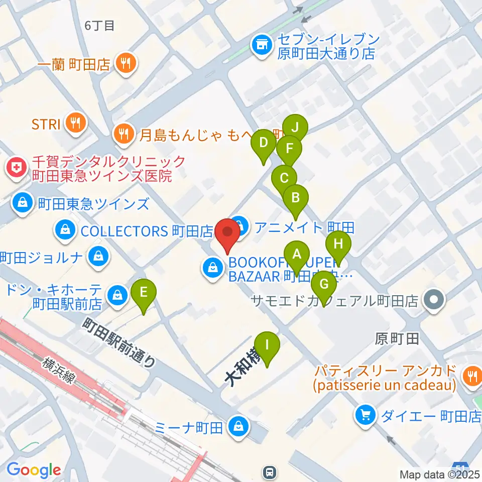 クラウドナインスタジオ 町田店周辺の駐車場・コインパーキング一覧地図