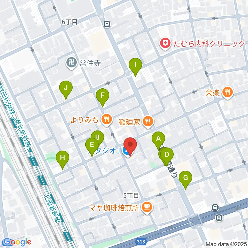 東十条スタジオJ周辺の駐車場・コインパーキング一覧地図