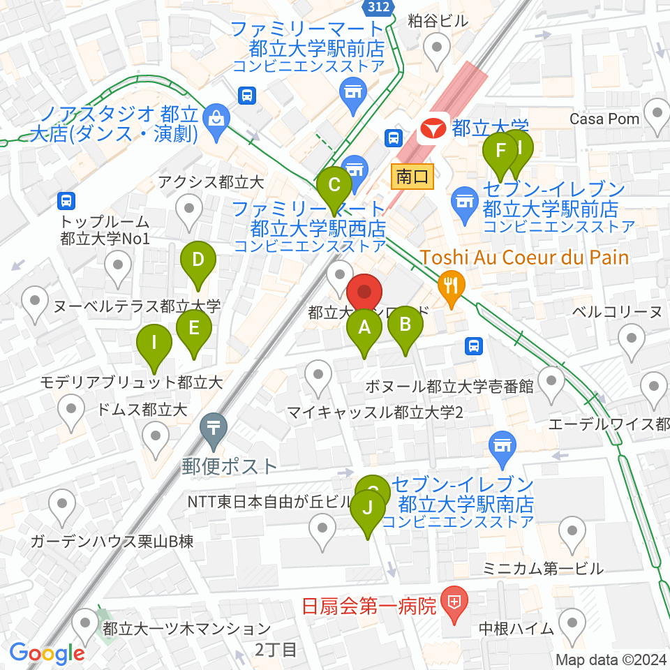桐朋 子供のための音楽教室 目黒教室周辺の駐車場・コインパーキング一覧地図