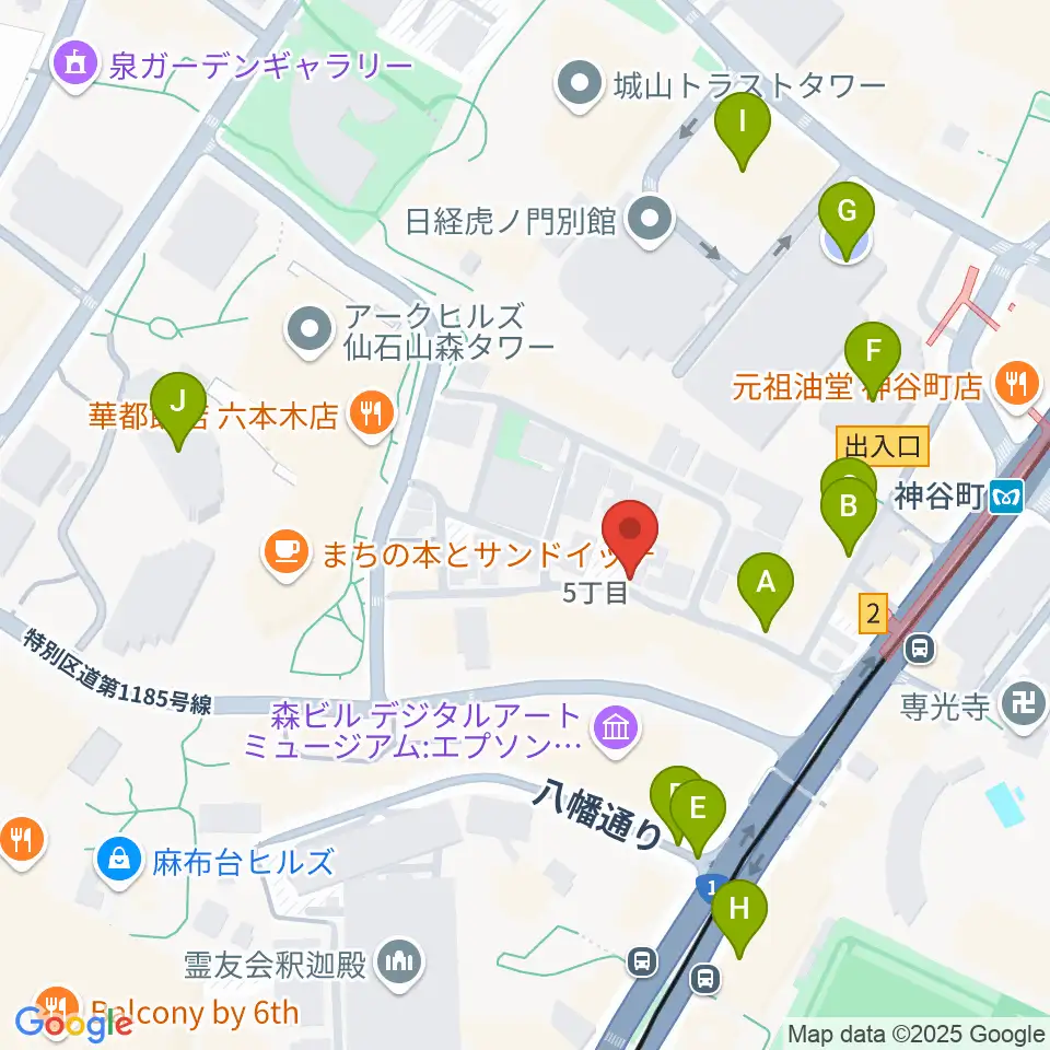 grid studio周辺の駐車場・コインパーキング一覧地図