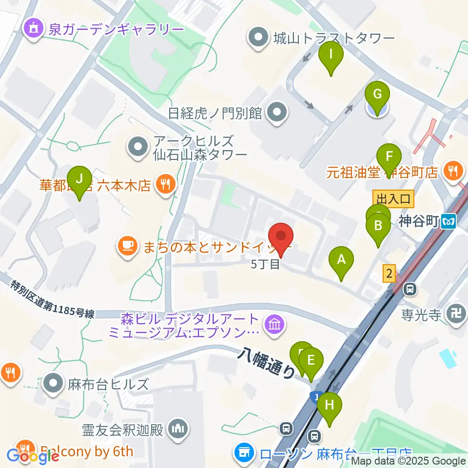grid studio周辺の駐車場・コインパーキング一覧地図