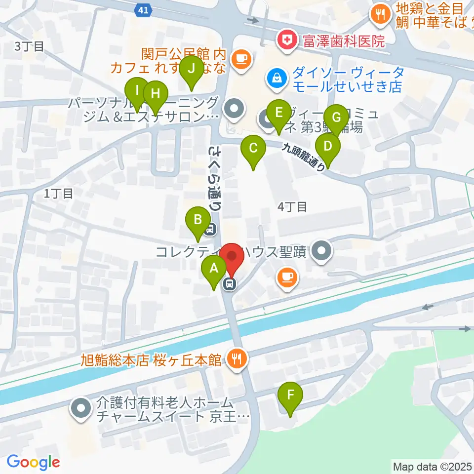 studioABR 聖蹟桜ヶ丘店周辺の駐車場・コインパーキング一覧地図