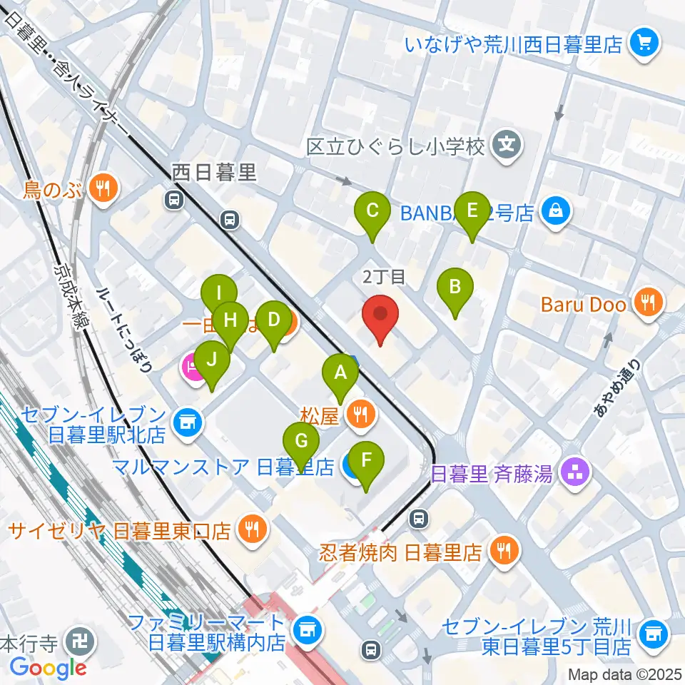 クレシェンドスタジオ周辺の駐車場・コインパーキング一覧地図