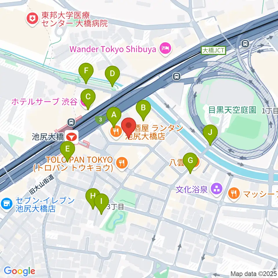 プライムサウンドスタジオ フォーム周辺の駐車場・コインパーキング一覧地図