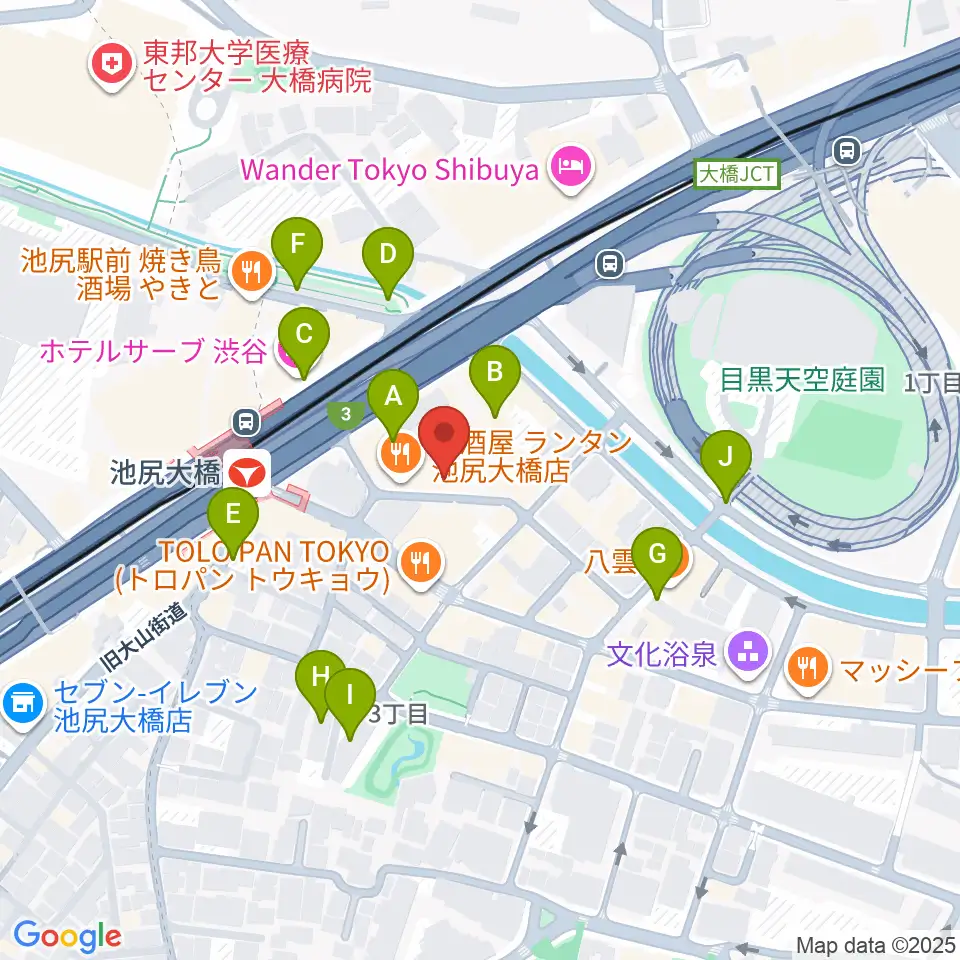 プライムサウンドスタジオ フォーム周辺の駐車場・コインパーキング一覧地図