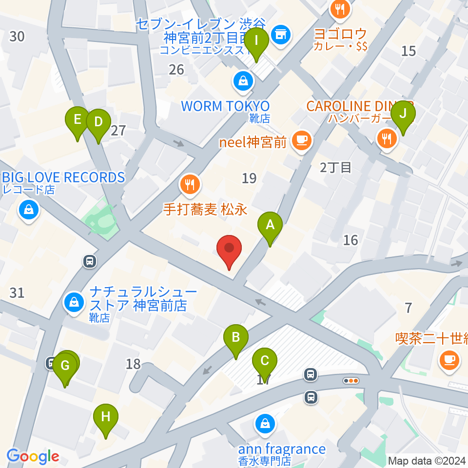 PLAZA studio周辺の駐車場・コインパーキング一覧地図