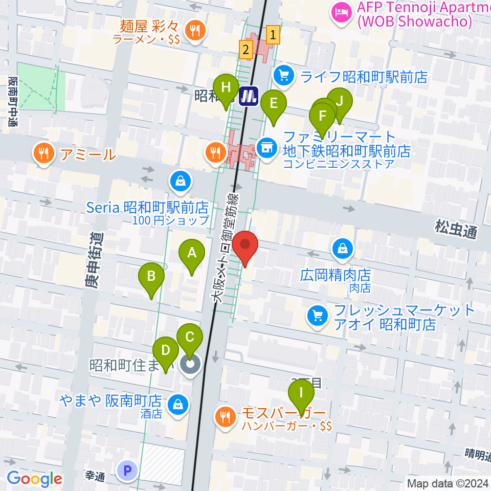 ブルームズ周辺の駐車場・コインパーキング一覧地図