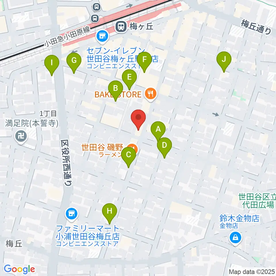 hmc studio周辺の駐車場・コインパーキング一覧地図