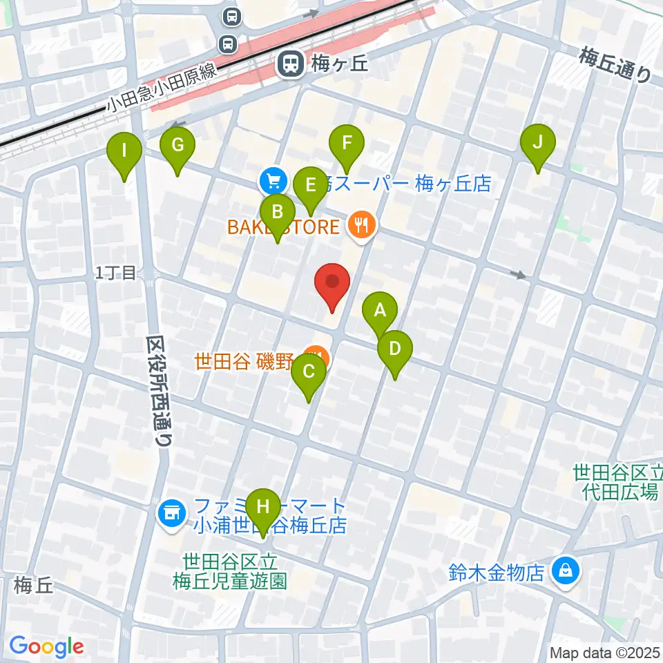 hmc studio周辺の駐車場・コインパーキング一覧地図