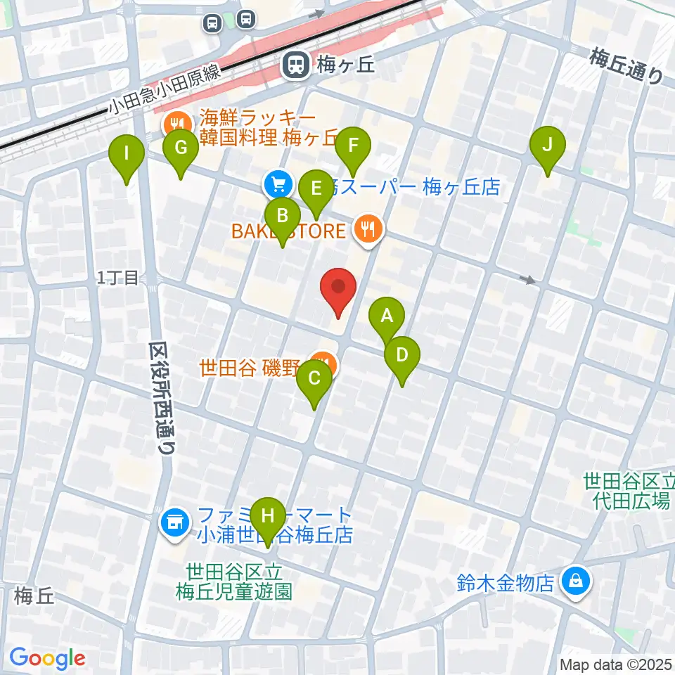 hmc studio周辺の駐車場・コインパーキング一覧地図