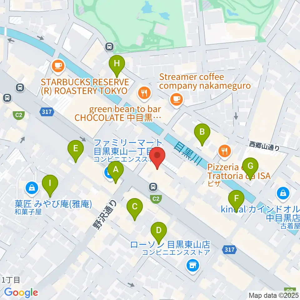 青葉台スタジオ周辺の駐車場・コインパーキング一覧地図