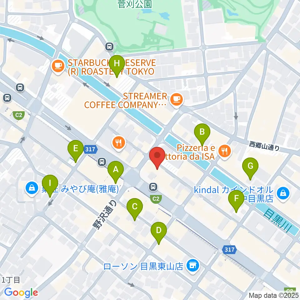 青葉台スタジオ周辺の駐車場・コインパーキング一覧地図