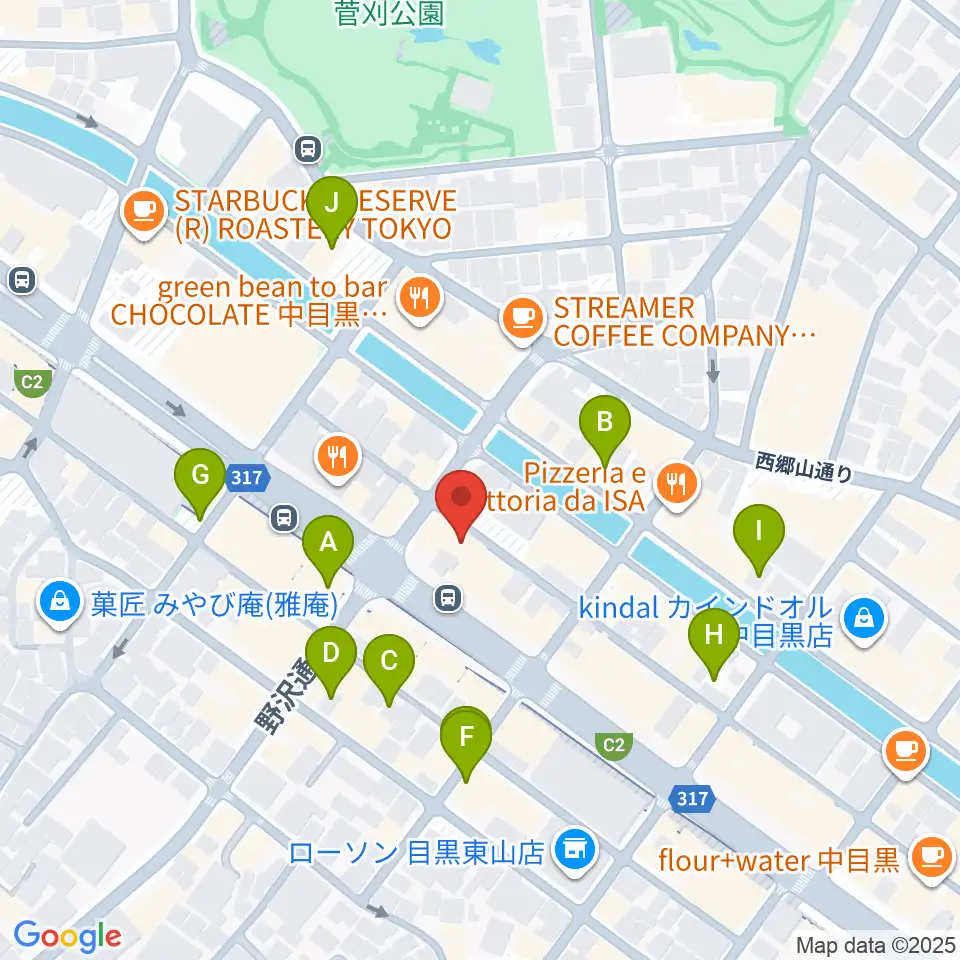 青葉台スタジオ周辺の駐車場・コインパーキング一覧地図