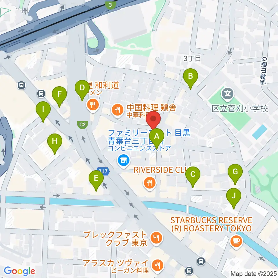 マルニスタジオ周辺の駐車場・コインパーキング一覧地図