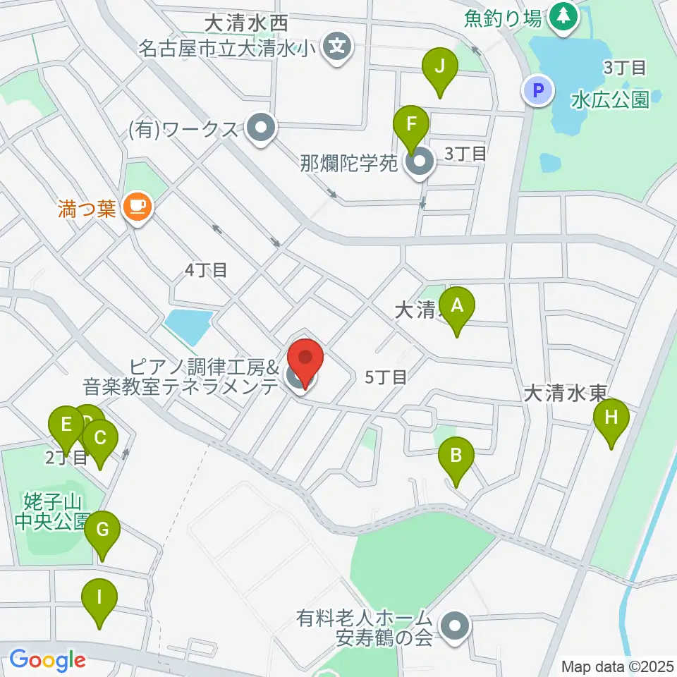 テネラメンテ周辺の駐車場・コインパーキング一覧地図