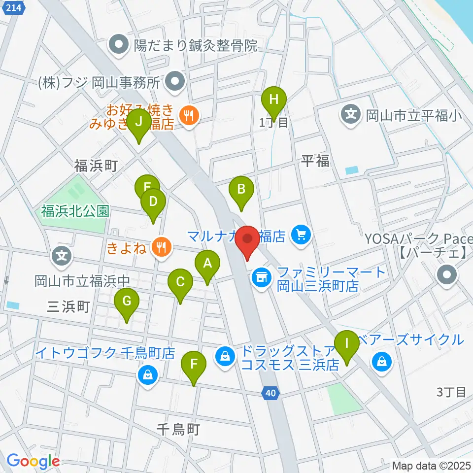 株式会社ピアノファクトリー周辺の駐車場・コインパーキング一覧地図