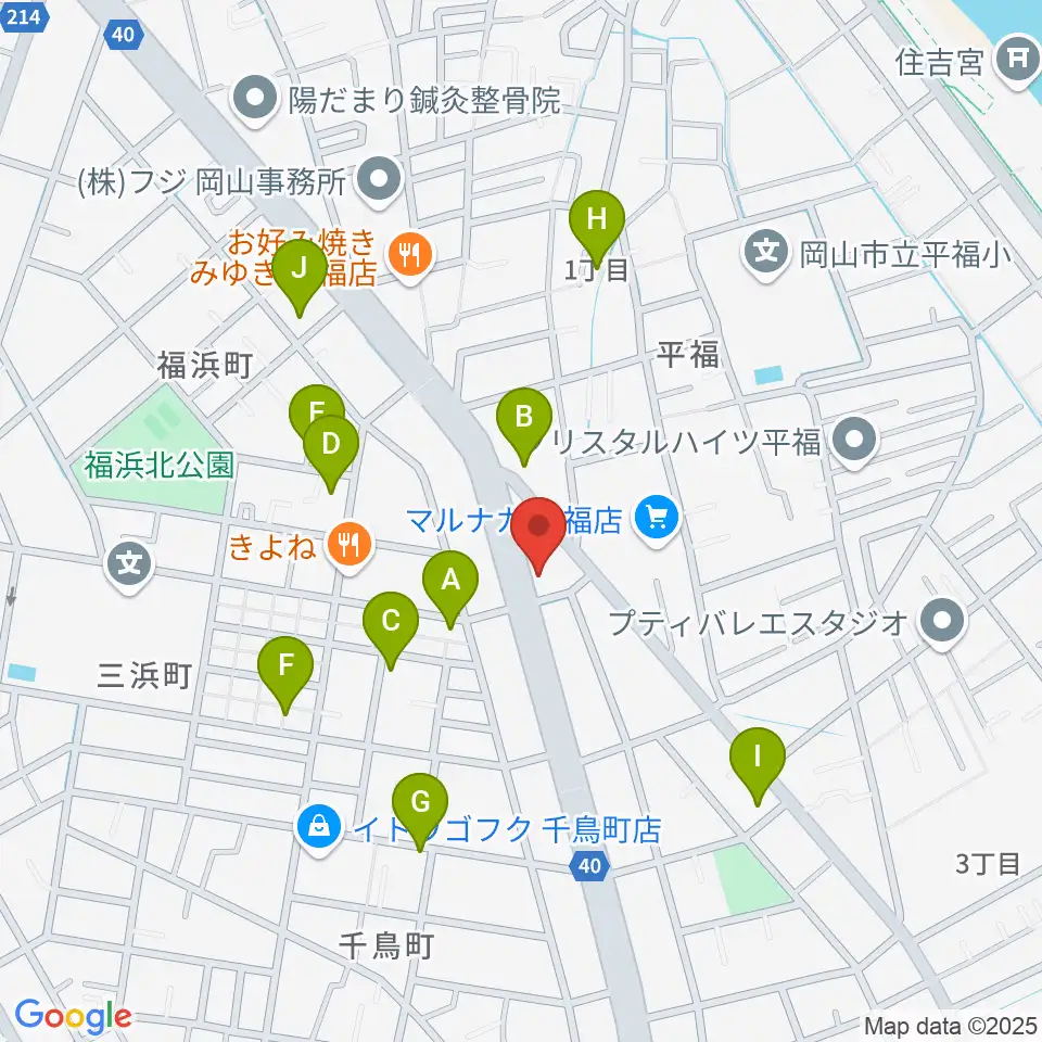 株式会社ピアノファクトリー周辺の駐車場・コインパーキング一覧地図