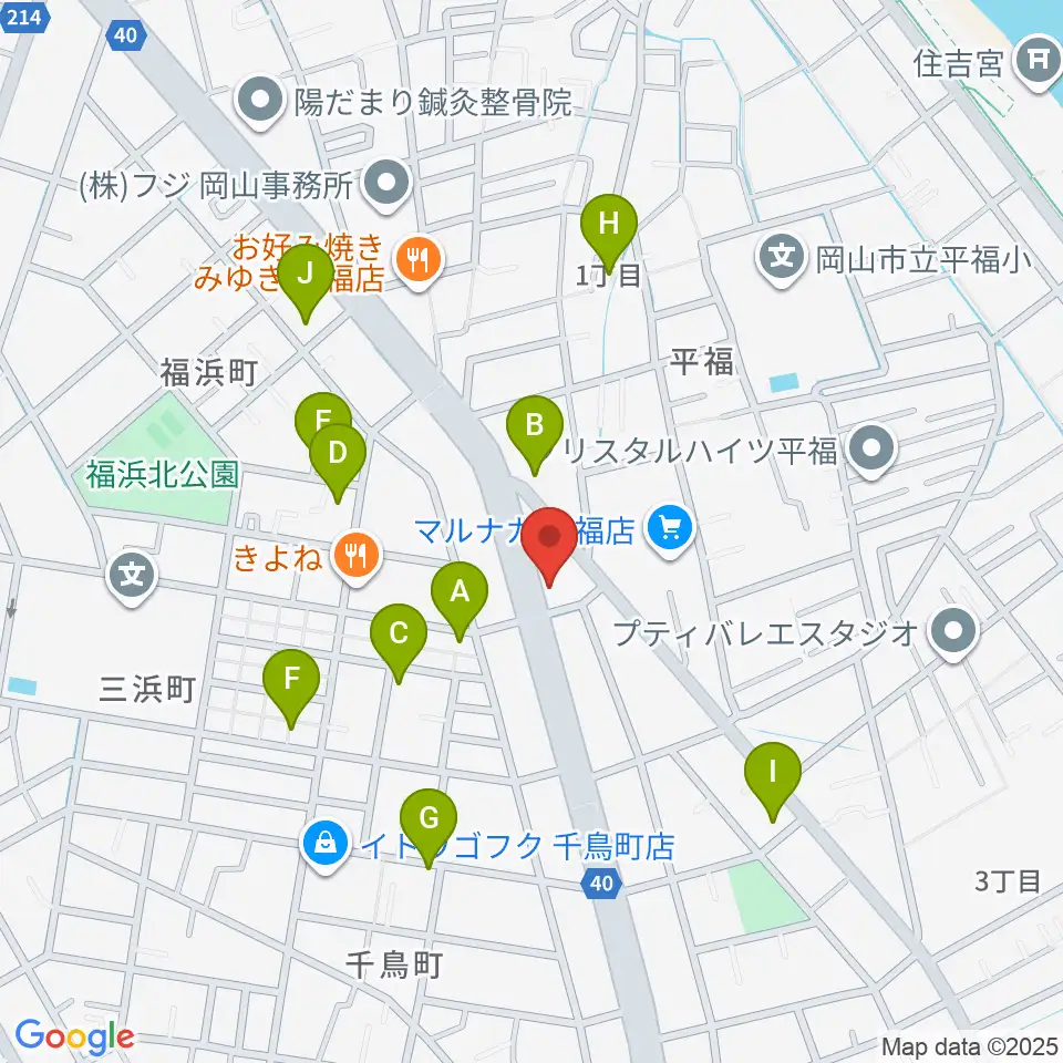 株式会社ピアノファクトリー周辺の駐車場・コインパーキング一覧地図