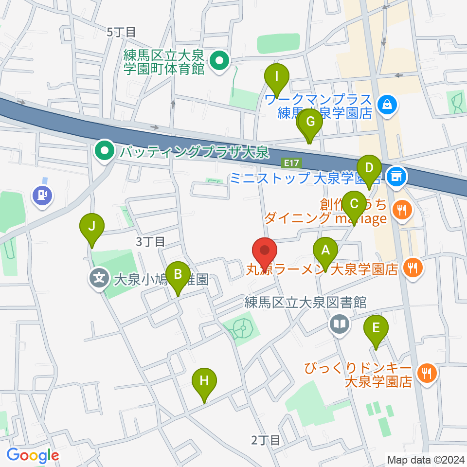 ミカドピアノサービス周辺の駐車場・コインパーキング一覧地図