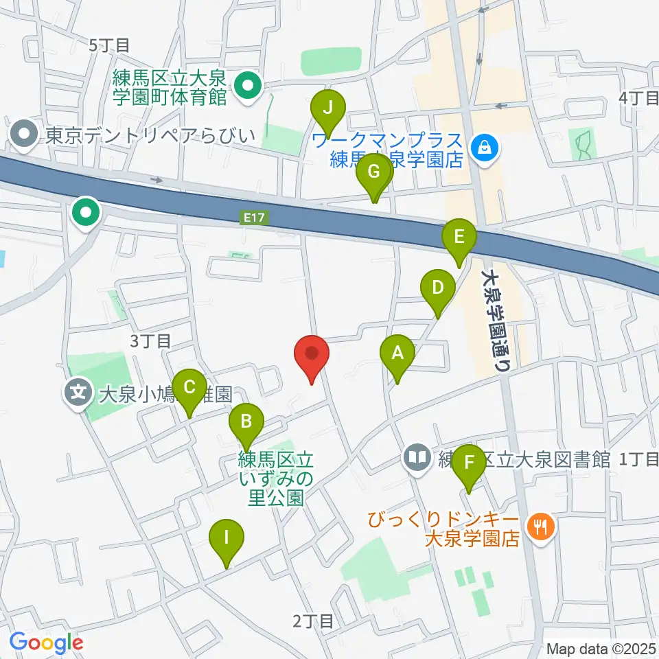 ミカドピアノサービス周辺の駐車場・コインパーキング一覧地図