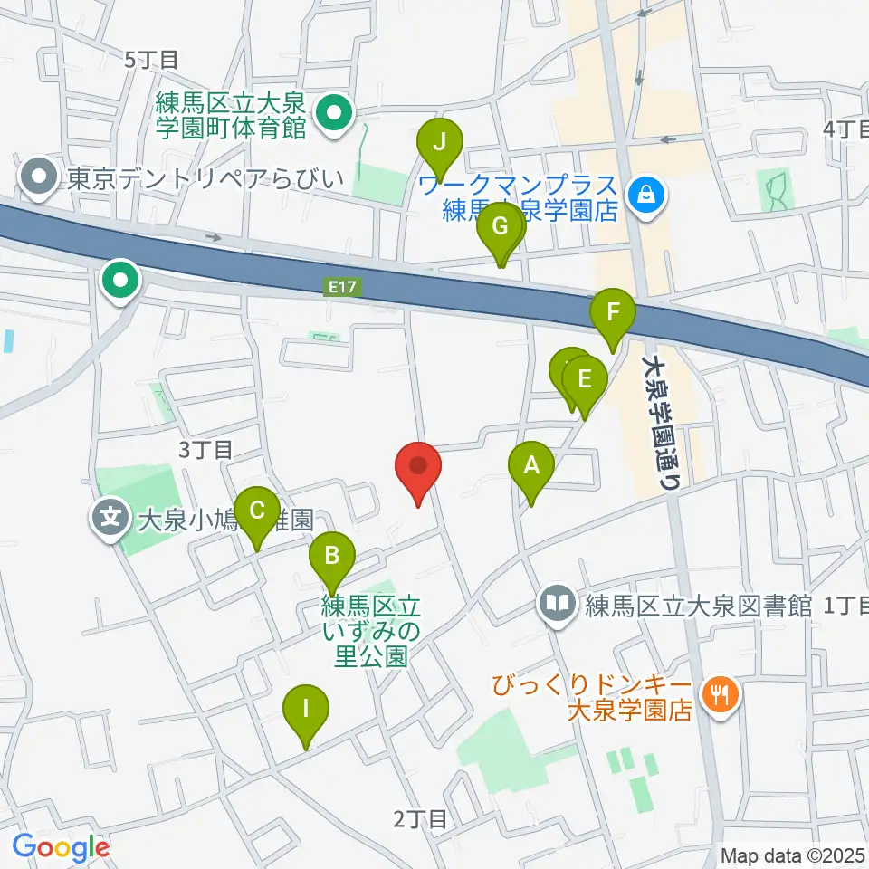 ミカドピアノサービス周辺の駐車場・コインパーキング一覧地図