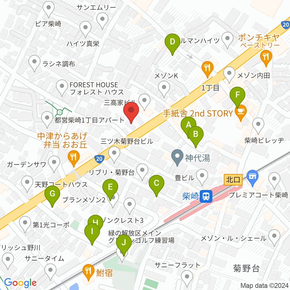 岡本ピアノサービス周辺の駐車場・コインパーキング一覧地図