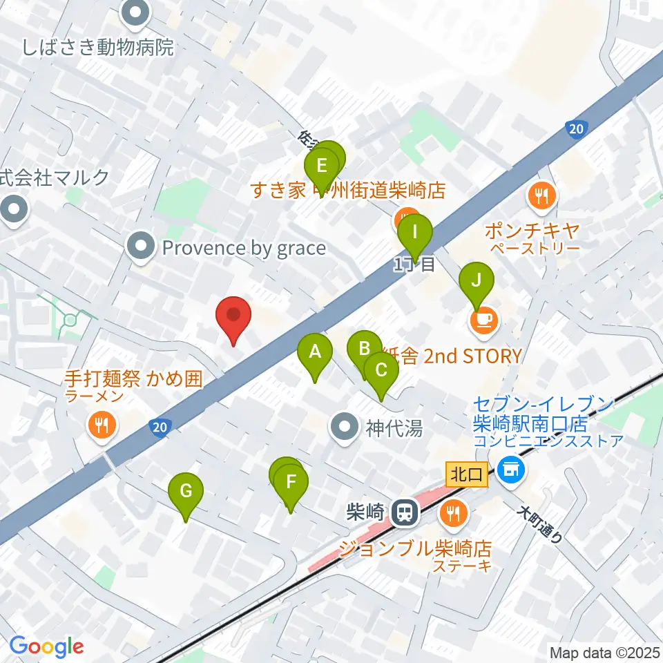岡本ピアノサービス周辺の駐車場・コインパーキング一覧地図