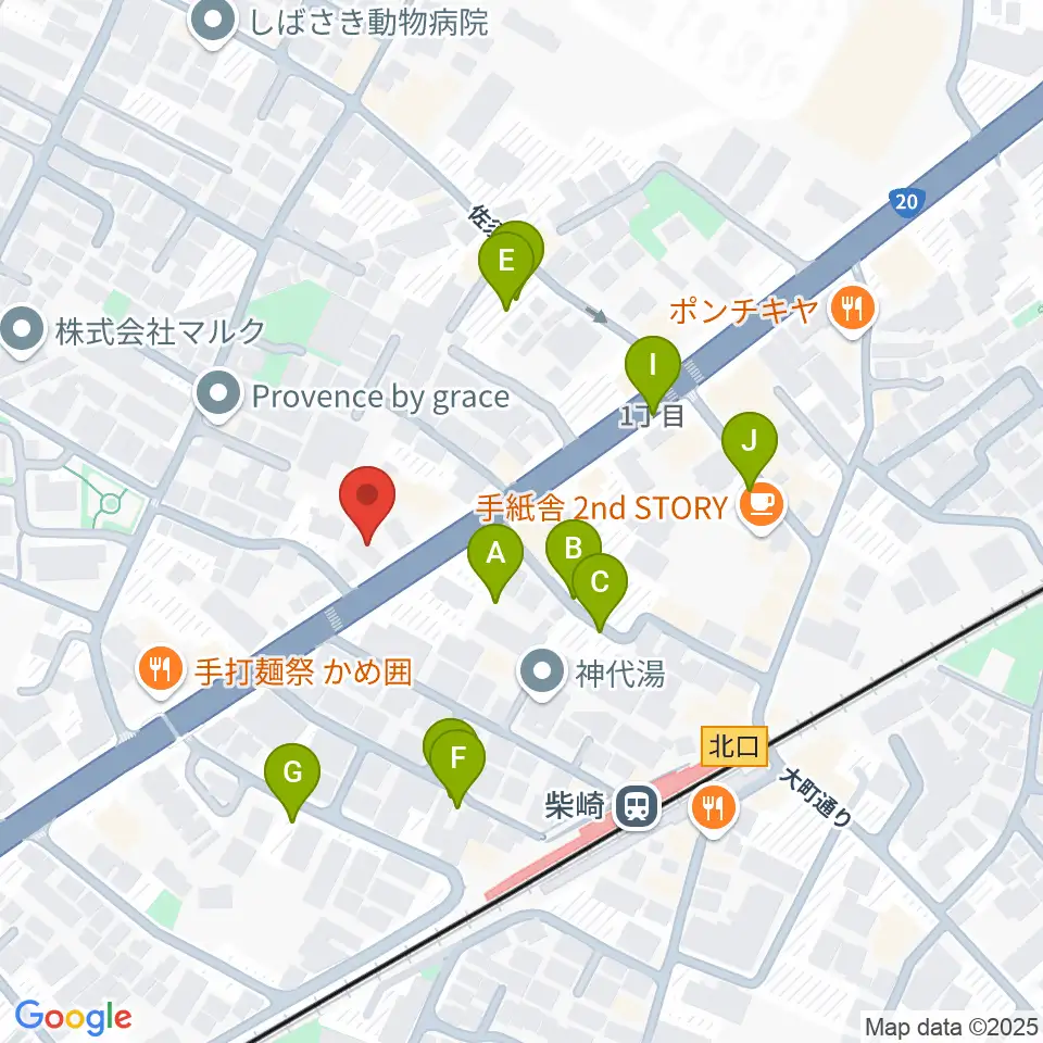 岡本ピアノサービス周辺の駐車場・コインパーキング一覧地図