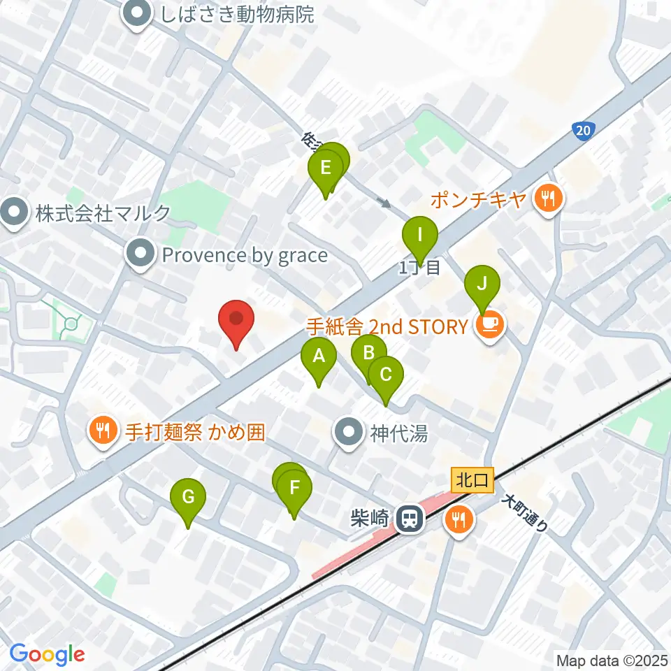 岡本ピアノサービス周辺の駐車場・コインパーキング一覧地図