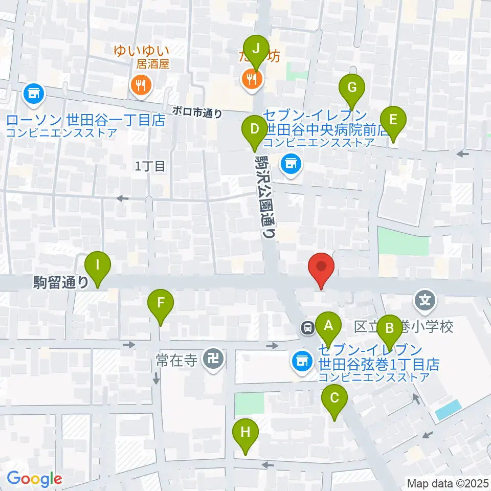 渡辺ピアノ調律事務所周辺の駐車場・コインパーキング一覧地図