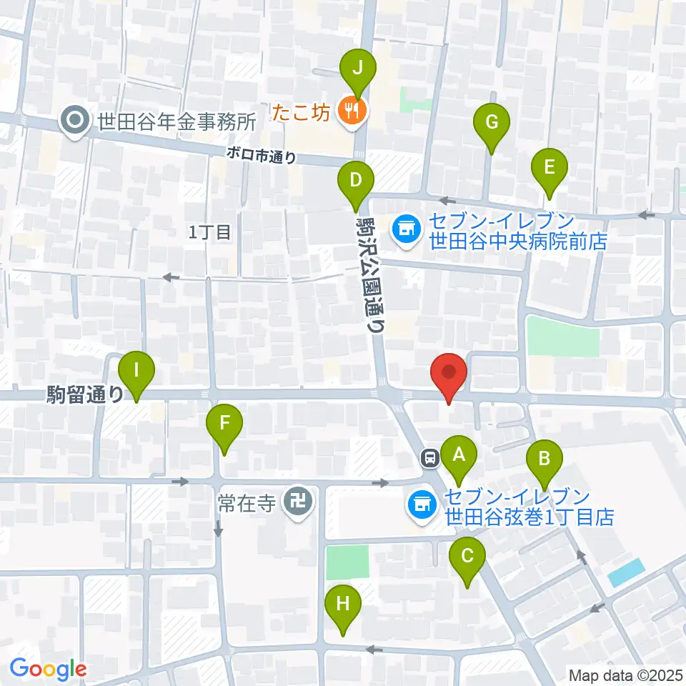 渡辺ピアノ調律事務所周辺の駐車場・コインパーキング一覧地図