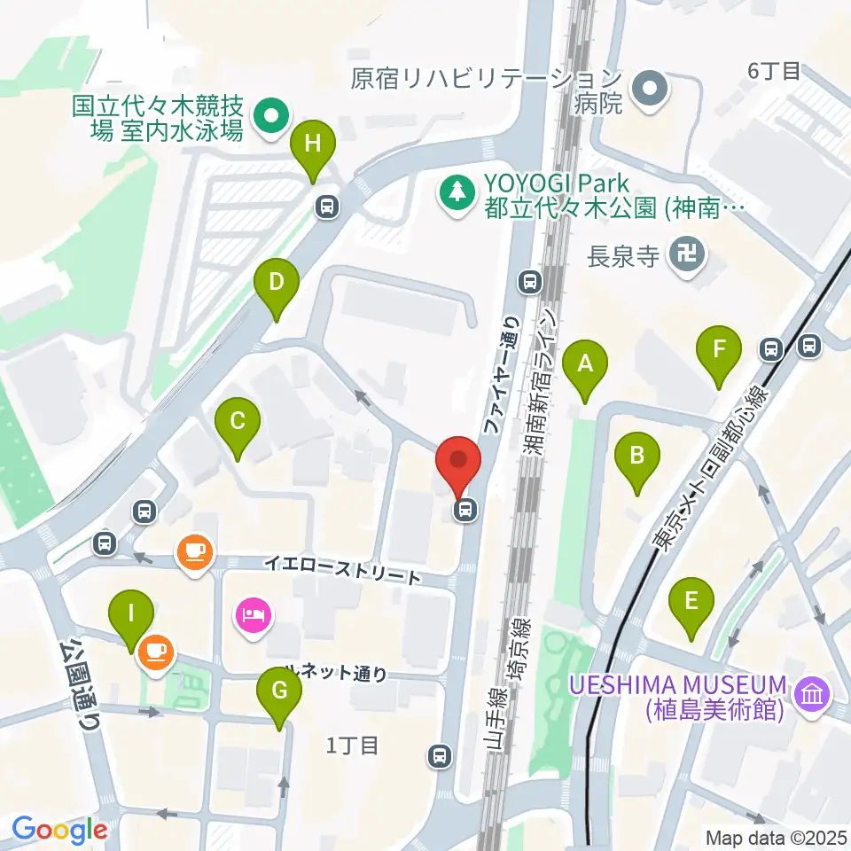 Nancy渋谷周辺の駐車場・コインパーキング一覧地図
