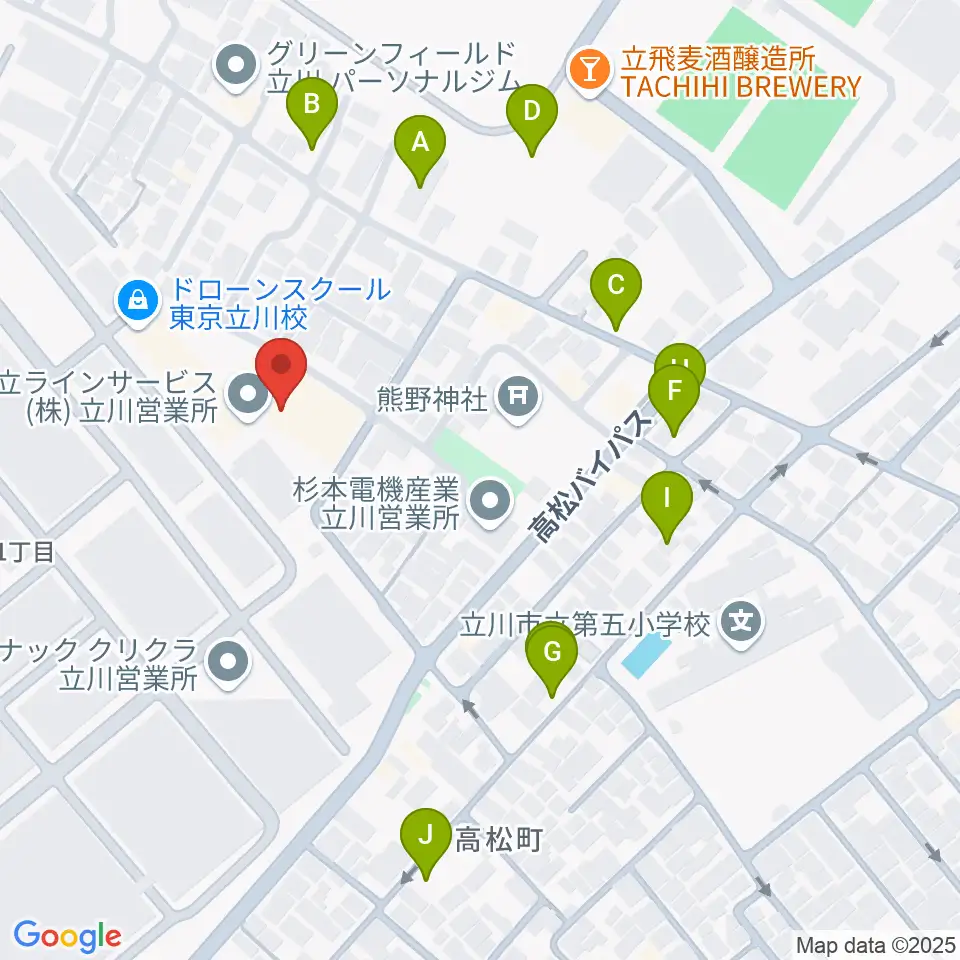 共立ラインサービス周辺の駐車場・コインパーキング一覧地図