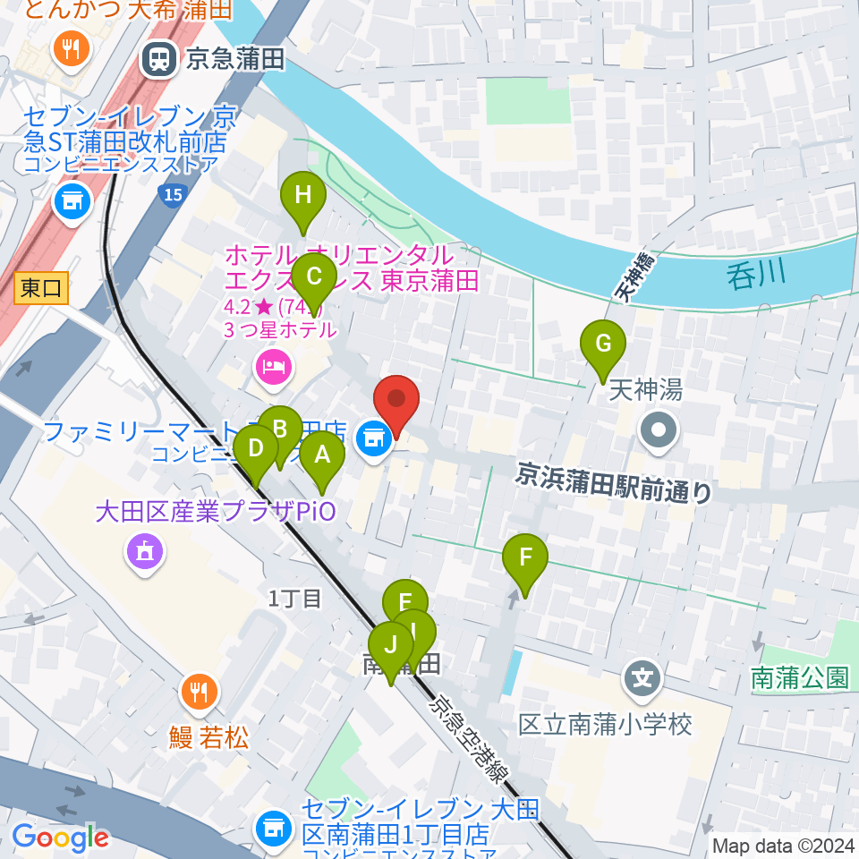 ジョイブラス周辺の駐車場・コインパーキング一覧地図