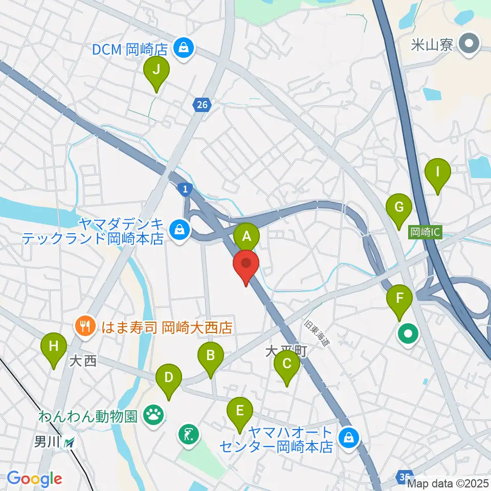 グランドギャラリー本社周辺の駐車場・コインパーキング一覧地図