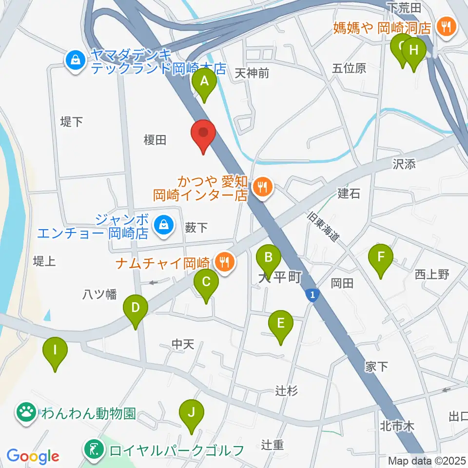 グランドギャラリー本社周辺の駐車場・コインパーキング一覧地図
