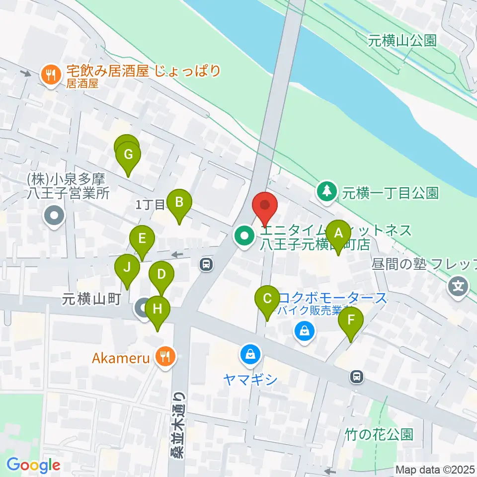 ベヒシュタイン・ジャパン本社 八王子・技術営業センター周辺の駐車場・コインパーキング一覧地図