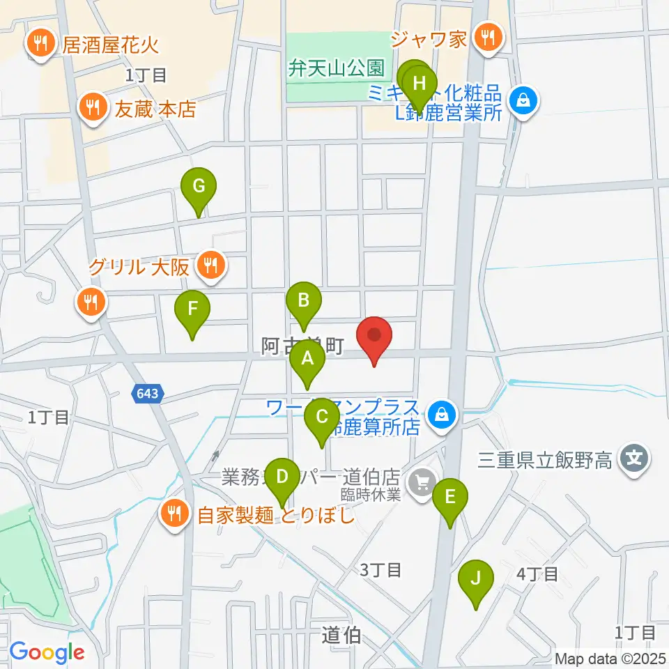 朝日楽器周辺の駐車場・コインパーキング一覧地図