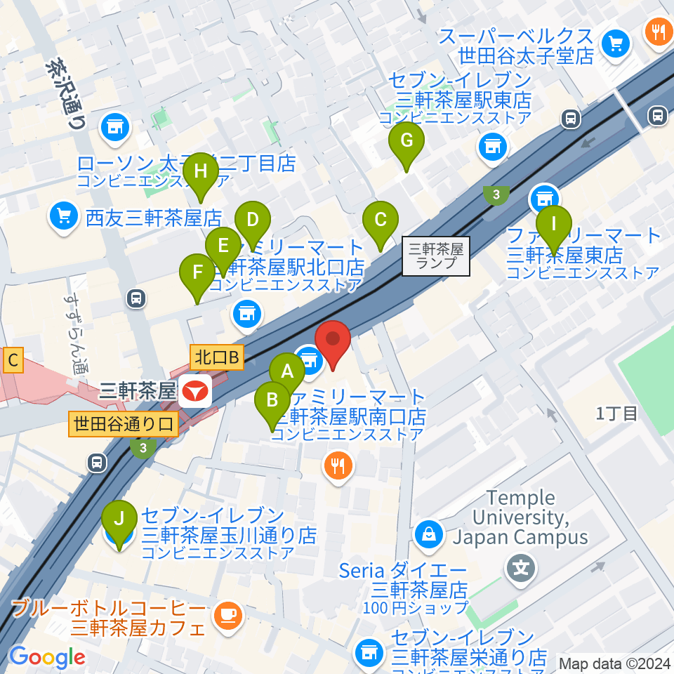 マツオ商会 MATSUO&CO.周辺の駐車場・コインパーキング一覧地図