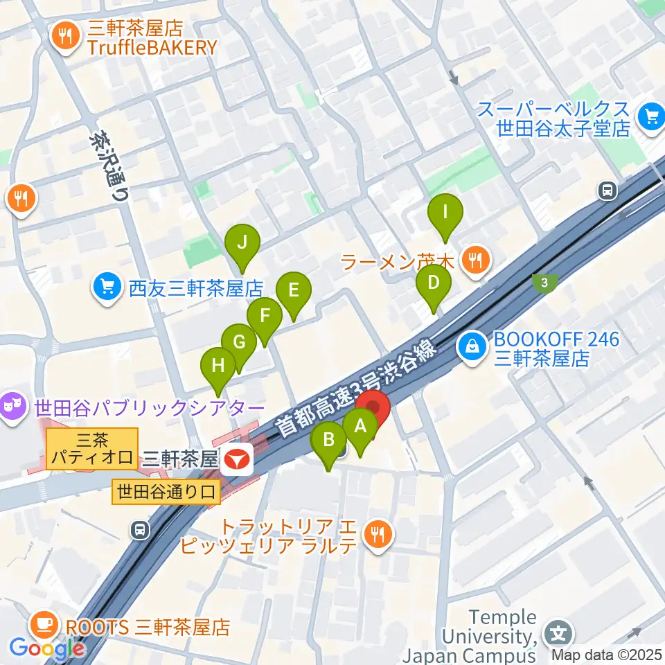 マツオ商会 MATSUO&CO.周辺の駐車場・コインパーキング一覧地図