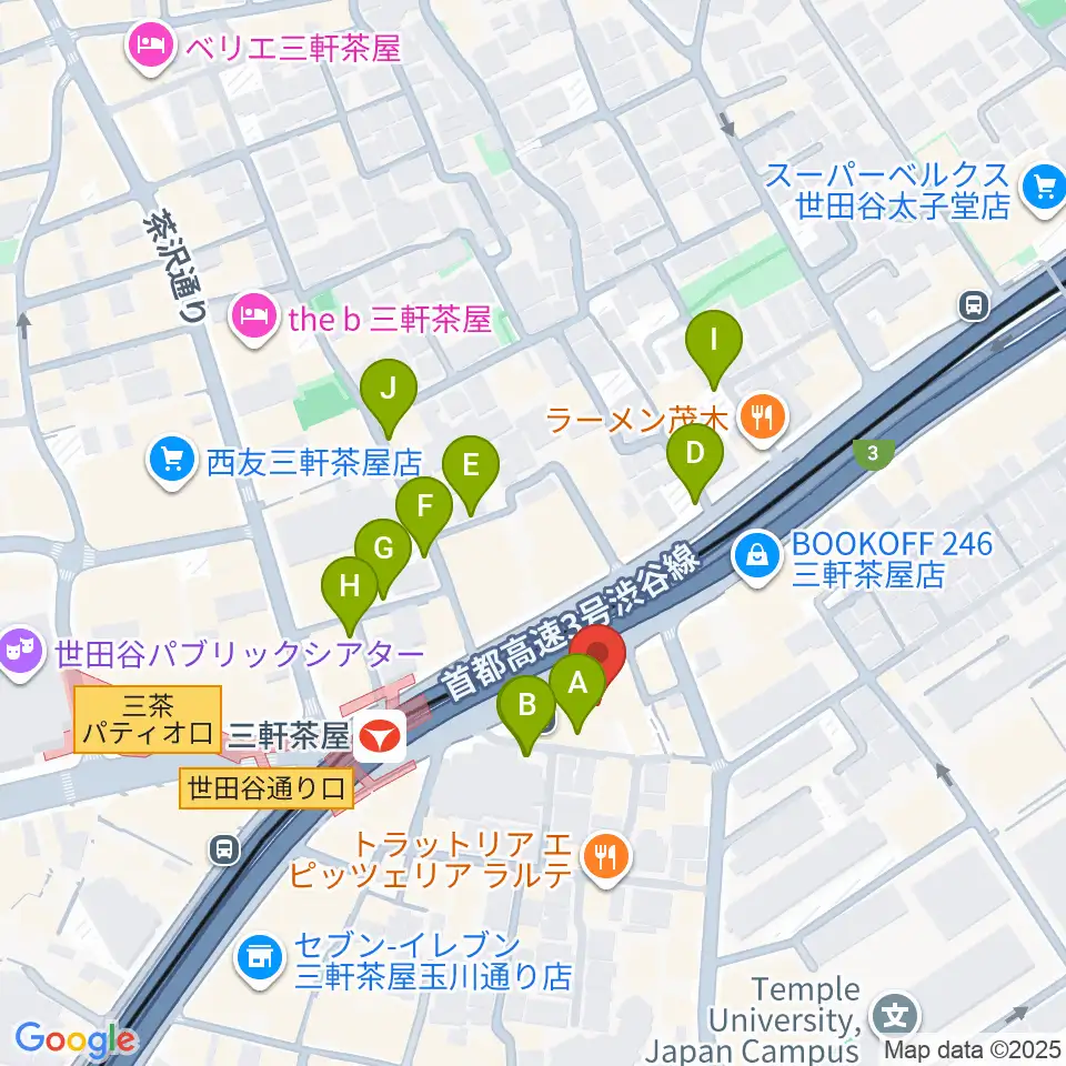 マツオ商会 MATSUO&CO.周辺の駐車場・コインパーキング一覧地図