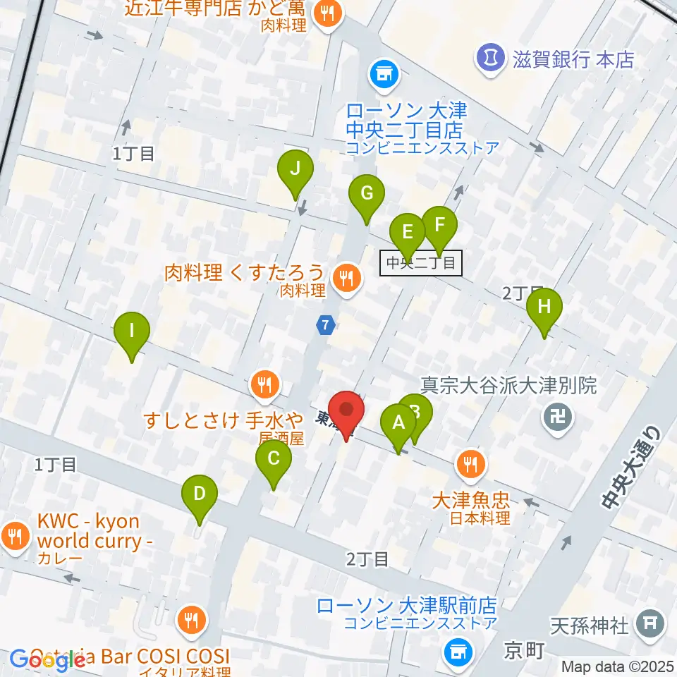 初音屋楽器周辺の駐車場・コインパーキング一覧地図