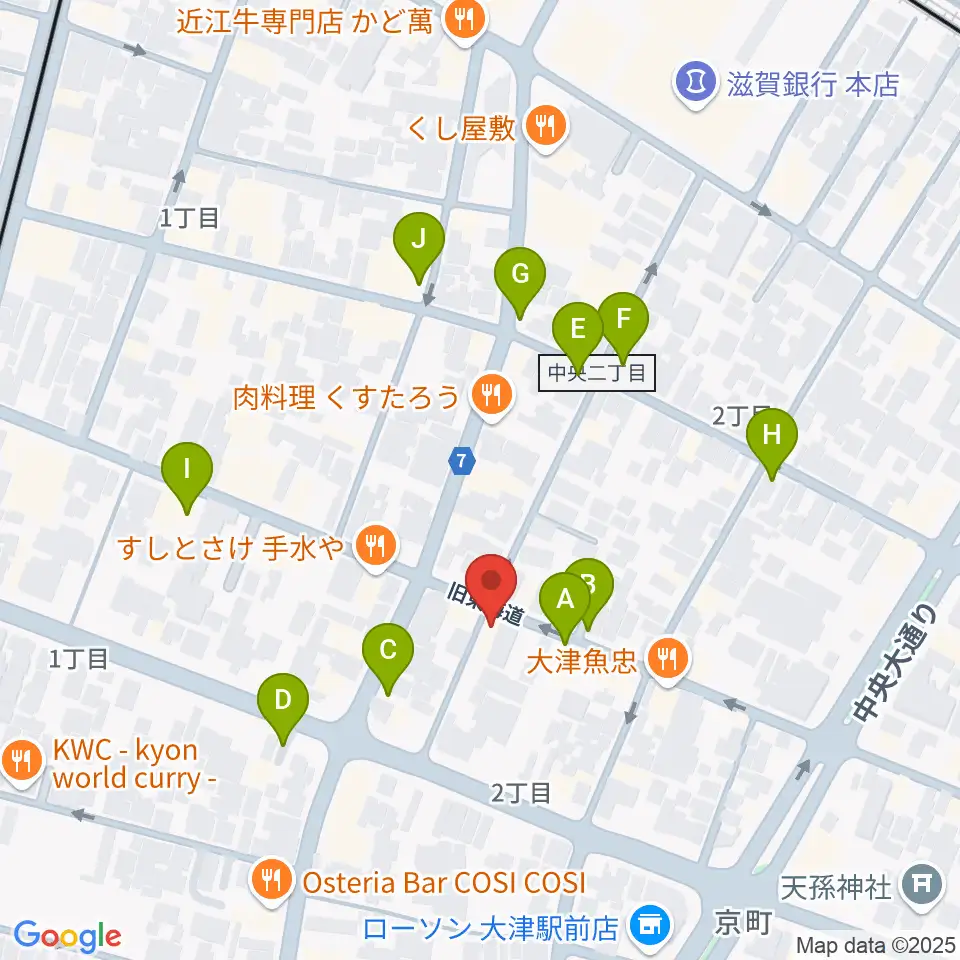 初音屋楽器周辺の駐車場・コインパーキング一覧地図