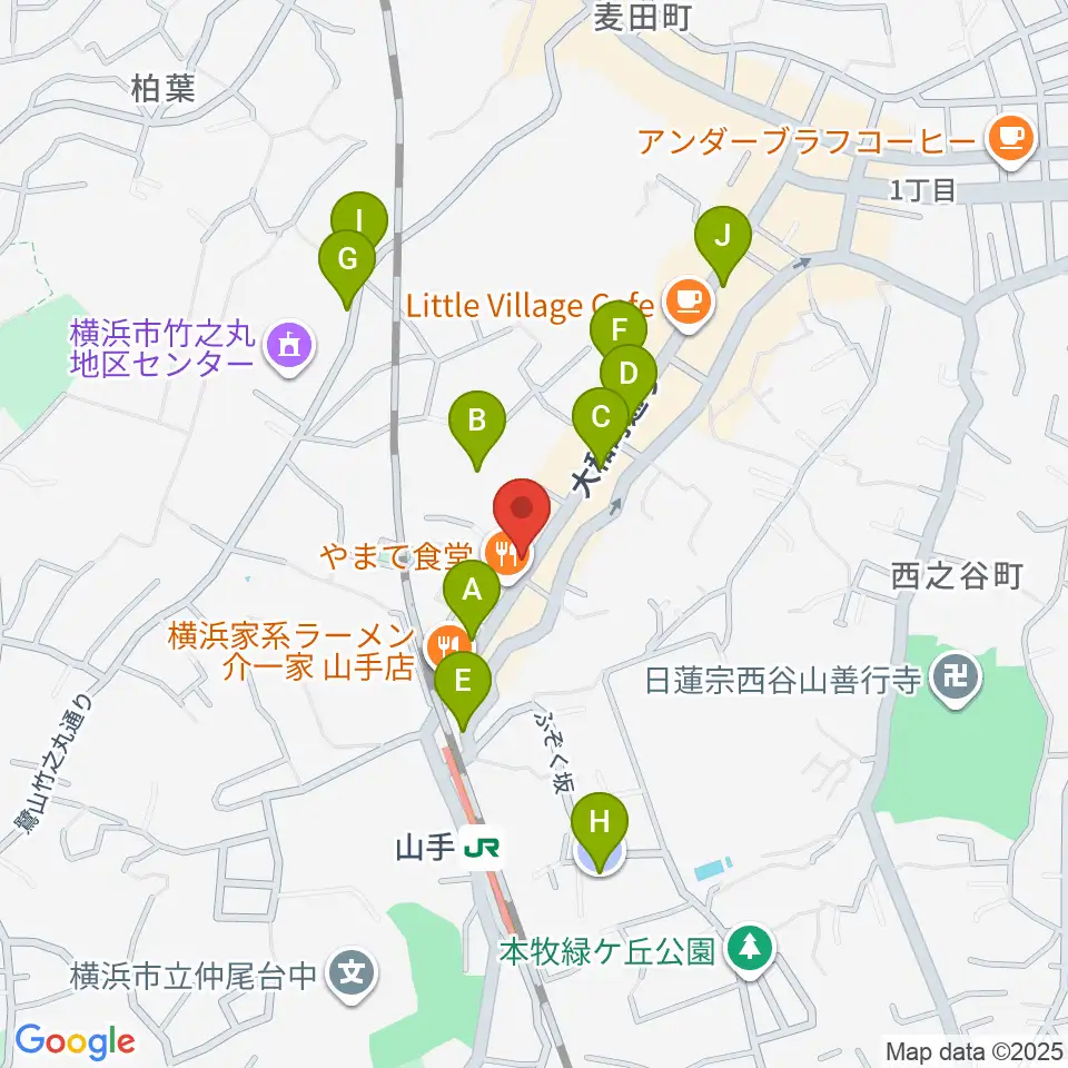 エルモア周辺の駐車場・コインパーキング一覧地図