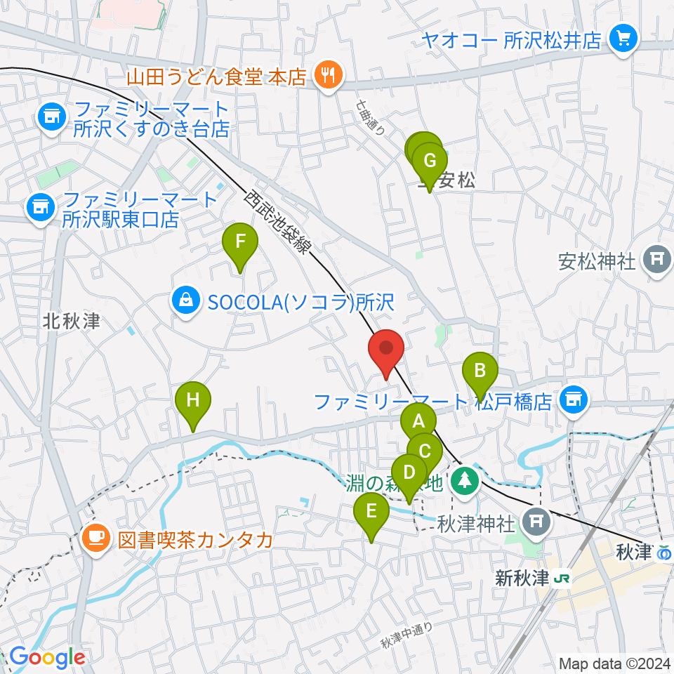 GRINNING DOG studio周辺の駐車場・コインパーキング一覧地図